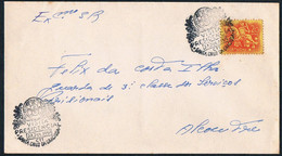 1957 - Cover - Portugal, Alcoentre - 3rd Class Guard Of Prison Services - With Two Presidential Visit Cancels - FDC