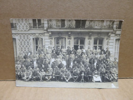 JOUARRE (77) Carte Photo Chateau De Perreuse Hopital Militaire Guerre 1914-18 Groupe Beau Plan - Autres & Non Classés