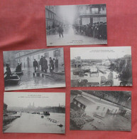 Lot Of 5 Cards- La Crue De La Seine Jan 1910    Paris  France > [75] Paris    Ref  4881 - Unclassified