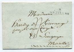 7 MEZIERES ( Ecrite De Charleville )  30x9 /  Dept Des A Rdennes   / 1807 - 1801-1848: Precursors XIX