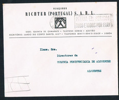 1950 - Cover - ​​​​​​​Portugal, Lisboa To Alcoentre Prison - Penitentiary Colony - Viveiros Richer (Portugal) S.A. - FDC