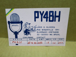 ELDORADO CONTAGEM (Brésil) Carte Radio Amateur - Altri