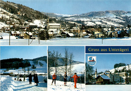 Gruss Aus Unterägeri - 4 Bilder (2219) * 18. 1. 1982 - Unterägeri