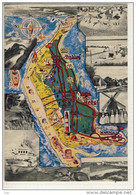 Nordseeinsel AMRUM - Mehrbildkarte, Landkarte, Map, Mappa - Nordfriesland