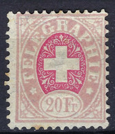 SUISSE Télégraphe 1881: Le ZNr. 19 Neuf(*) - Telegraafzegels
