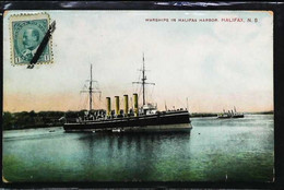 ►  Bateau Navire De Guerre - Cpa  HALIFAX Warship CANADA N.S - 1910s - Warships