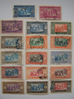 France AOF SENEGAL 1922-1926 Oblitérés 17 (les 1 Et 2 C Sont Certainement Neufs) - Used Stamps
