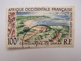 France AOF SENEGAL 1887-1944 Oblitéré Baie De N'GOR - Poste Aérienne