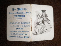 Calendrier 1924 / Coutances, Publicité Maison Moreel - Petit Format : 1921-40