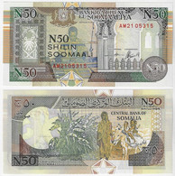 Somalia 50 Shillings Banknote 1991 Pick-R2 UNC - Somalie