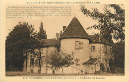 CPA FRANCE 87 "Bussière Poitevine, Le Château De Lavau" - Bussiere Poitevine