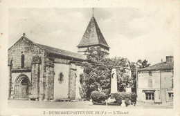 CPA FRANCE 87 " Bussière Poitevine, L'église" - Bussiere Poitevine