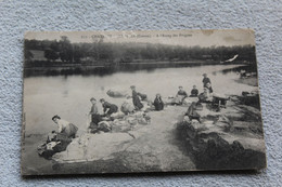 Cpa 1906, Chatelus Malvaleix, à L'étang Des Prugnes, Creuse 23 - Chatelus Malvaleix