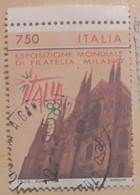 ITALIA REPUBBLICA 1996 ESPOSIZIONE MONDIALE DI FILATELIA MILANO - 1991-00: Used