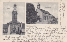 PÜTTLINGEN - PUTTELANGE - MOSELLE -  (57) - CPA DOUBLE-VUES - INEDITE - DE 1912. - Puttelange