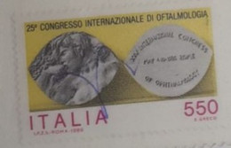 ITALIA REPUBBLICA 1986 CONGRESSO INTERNAZIONALE DI OFTALMOLOGIA - 1981-90: Used