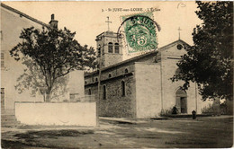 CPA AK St-JUST-sur-LOIRE - L'Église (580883) - Saint Just Saint Rambert