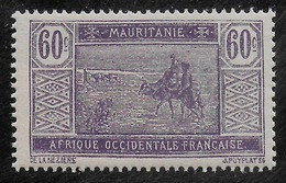 MAURITANIE - MAURITANIA 1925 - YT 47** - MNH - Unused Stamps