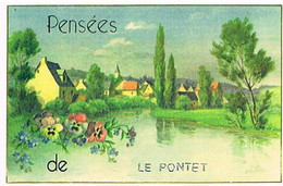 84 PENSEES  DE LE PONTET   CPM  TBE  VR 930 - Le Pontet