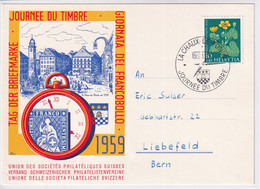 Schweiz 1959 - Tag Der Briefmarke / Journée Du Timbre LA CHAUX DE FONDS - Pro Juventute 179 / Michel 688 - Giornata Del Francobollo