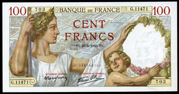 France, 100 Francs,TY. 23.5.40 TY UNC As Scan - 100 F 1939-1942 ''Sully''