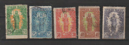 (W639.19) Congo Francais YT  33-37 Obl. - Used Stamps