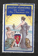 France  Vignette " Exposition Internationale De Lyon Du 1er Mai Au  1er Novembre 1914   Neuf AB/B      - Tourisme (Vignettes)