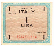 Italia - Occupazione Alleata 1 Lira 1943 Flc - Occupation Alliés Seconde Guerre Mondiale