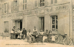 Rosnay L'hopital * Devanture Du Café Du Commerce Et Epicerie CHARTON / J. CHEVALLIER * Commerce - Other & Unclassified