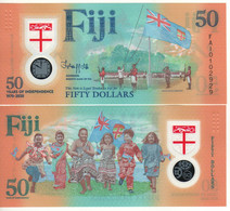 FIJI New 50 Dollars   Polimer   "Commemorative Issue 50th Years Of Independence" 2020 - Fidji