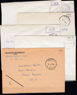 Belgian Kingdom. 12 Letters Send 1977-78. - Otros & Sin Clasificación