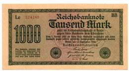 Germania - 1.000 Mark 1922    ++++++ - 1000 Mark