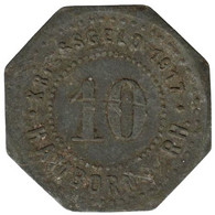 ALLEMAGNE - HAMBORN - 10.1 - Monnaie De Nécessité - 10 Pfennig 1917 - Monétaires/De Nécessité