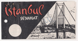 TURKEY ISTANBUL SEYAHAT BUS TICKET 1982 - Non Classés