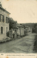 Romilly Sur Andelle * La Rue St Georges * Caisse Nationale D'épargne , Banque Bank Banco - Other & Unclassified