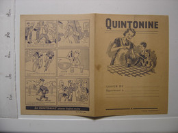 Ancien Protege Cahier QUINTONINE Bleu - Produits Ménagers