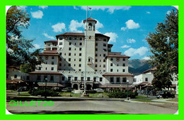 COLORADO SPRINGS, CO - FRONT VISTA OF THE BROADMOOR HOTEL - SANBORN SOUVENIR CO - DEXTER PRESS INC - - Colorado Springs