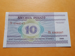 BIELORUSSIE 10 ROUBLES 2000 BILLET NEUF - Belarus