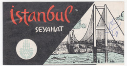 TURKEY ISTANBUL SEYAHAT BUS TICKET 1983 - Ohne Zuordnung