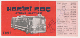 TURKEY IZMIR HAKIKI KOC   BUS TICKET - Non Classificati