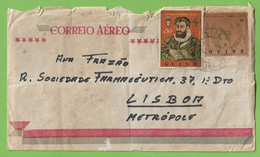 História Postal - Filatelia - Correio Aéreo - Airmail - Stamps - Timbres - Philately - Portugal - Guiné (danificado) - Used Stamps