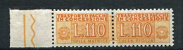 REPUBBLICA 1955 PACCHI IN CONCESSIONE110 LIRE ** MNH - Concessiepaketten