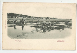 14 Calvados Trouville La Plage Peche Marée Basse Ed St Et Co A D 4453 - Trouville