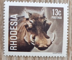 RHODESIE Cochons, Cochon , Porcs, Porc Sangliers, Phacochere 1 Valeur émise En 1999 (MNH **) - Ferme