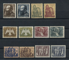 1951 Portugal Complete Year MNH Stamps. Année Compléte Timbres Neuf Sans Charnière. Ano Completo Novo Sem Charneira. - Volledig Jaar