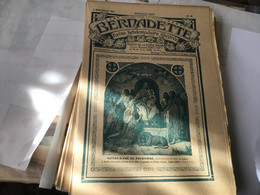 Bernadette Rare Revue Hebdomadaire Illustré Paris 1923 Notre-Dame De Fourvière Patronne De La Ville De Lyon - Bernadette