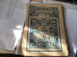 Bernadette Rare Revue Hebdomadaire Illustré Paris 1923 Ordre Mineur Le Sacrement De L’ordre - Bernadette