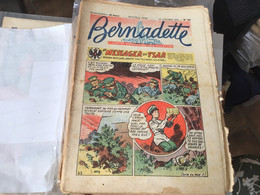 Bernadette Rare Revue Hebdomadaire Illustré Paris 1955 Le Messager Du Tsar  Roman - Bernadette