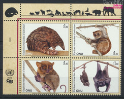 UNO - Genf 834-837 Viererblock (kompl.Ausg.) Postfrisch 2013 Nachttiere (9592435 - Unused Stamps