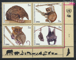 UNO - Genf 834-837 Viererblock (kompl.Ausg.) Postfrisch 2013 Nachttiere (9592437 - Unused Stamps